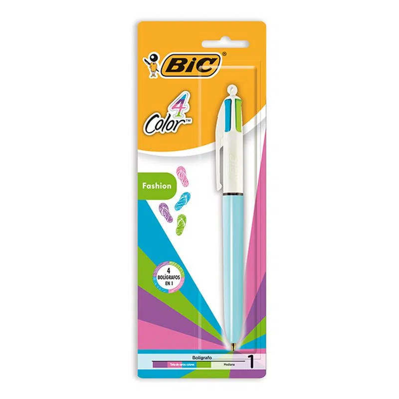 BOLIGR.RETR.1mm. 4 EN 1 PASTEL BIC 