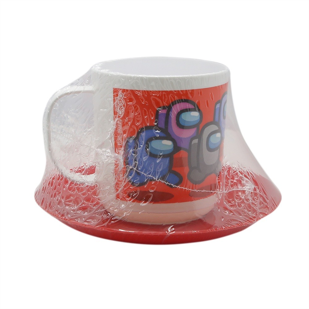 SET TAZA C/PLATO AMONG US