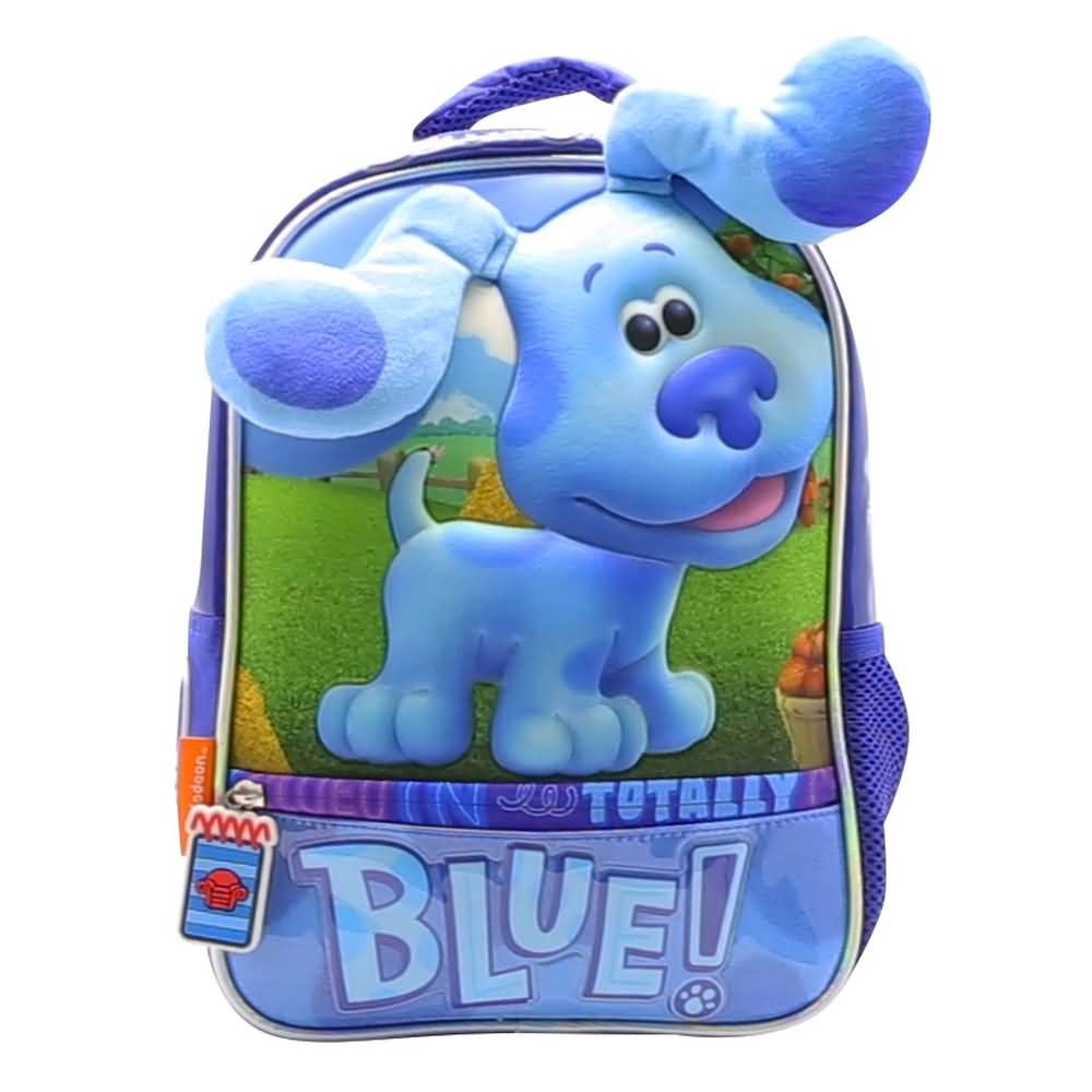 MOCHILA ESPALDA 12* BLUE C/OREJAS