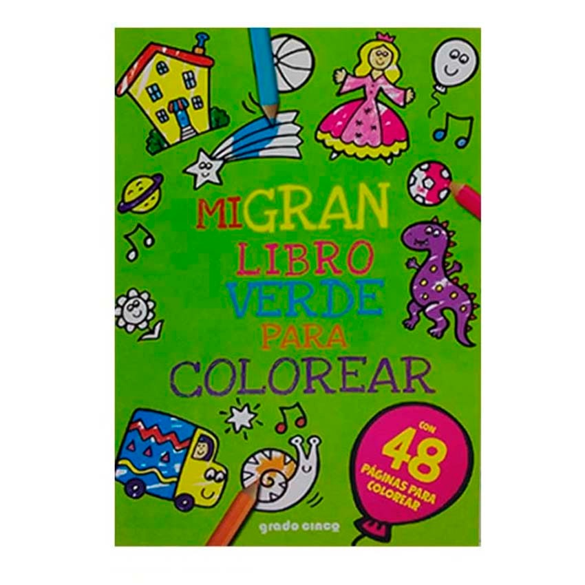 COL.MI GRAN LIBRO P/COLOREAR: VERDE