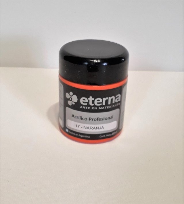ACRILICO PROF.60cc.NARANJA ETERNA