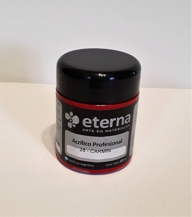 ACRILICO PROF.60cc.CARMIN ETERNA