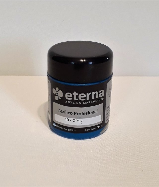 ACRILICO PROF.60cc.CIAN ETERNA