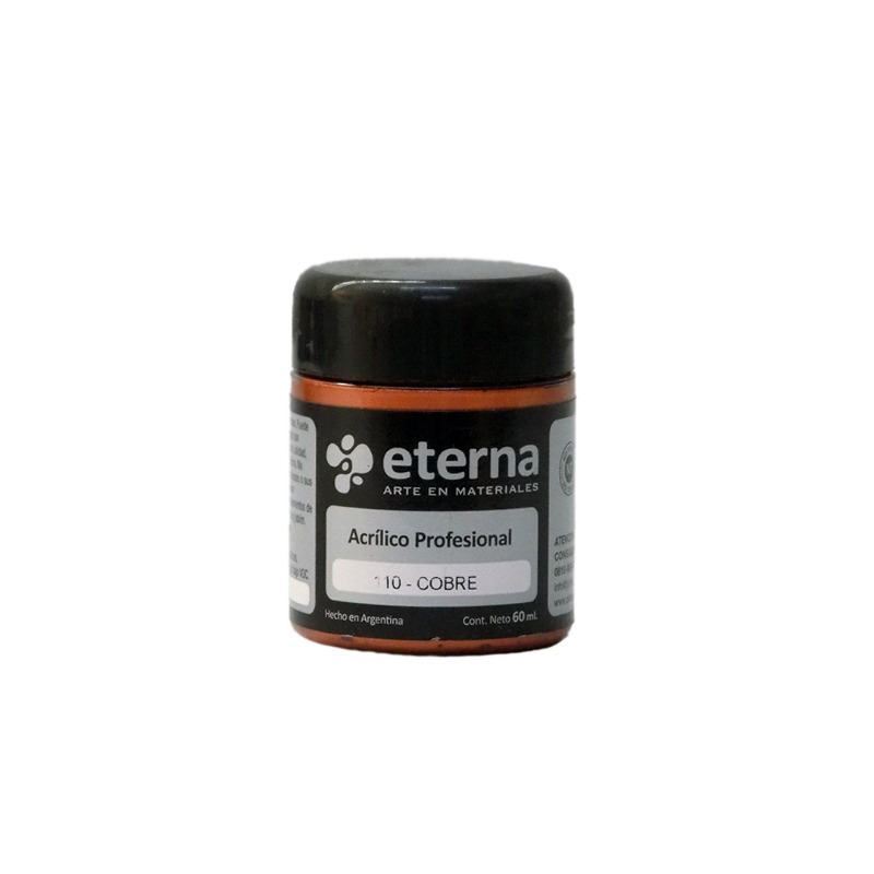 ACRILICO PROF.60cc.COBRE ETERNA