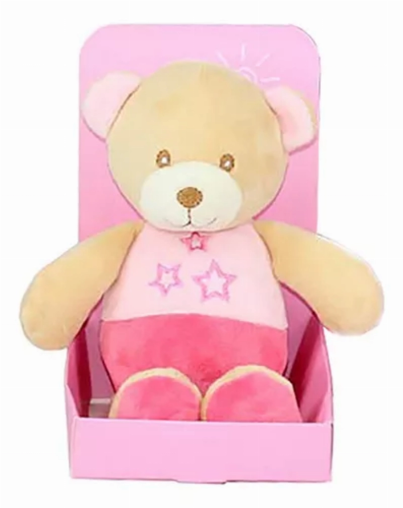 MUÑECO DE PELUCHE C/CASCABEL ROSA