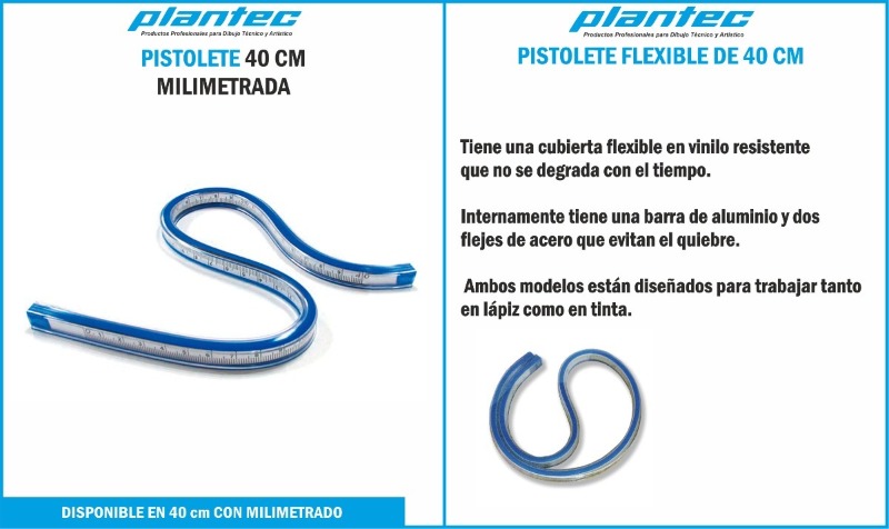 PISTOLETE FLEXIBLE 40cm. S/MILIMETRAR