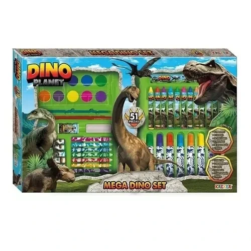 SET DE ARTE 51pzas. DINOS KREKER