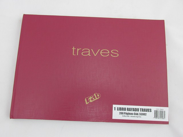 LIBRO TRAVES 33x22cm.2 MANOS RAB