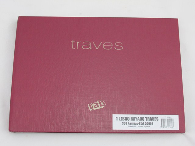 LIBRO TRAVES 33x22cm.3 MANOS RAB