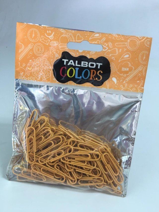 BROCHES CLIPS 33mm.x100u.NARANJA TALBOT