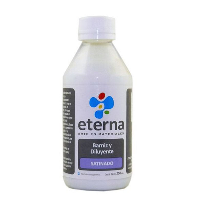 BARNIZ ACR.AL AGUA SATIN.250ml.ETERNA