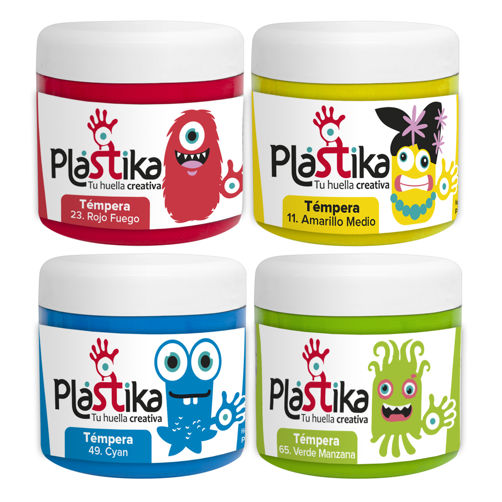 TEMPERA 200ml.ESCOLAR POTE ETERNA