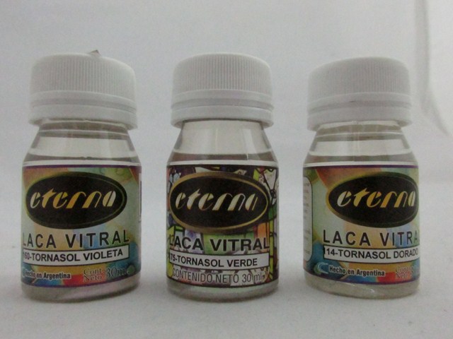 LACA VITRAL 30cc.TORNASOL ETERNA