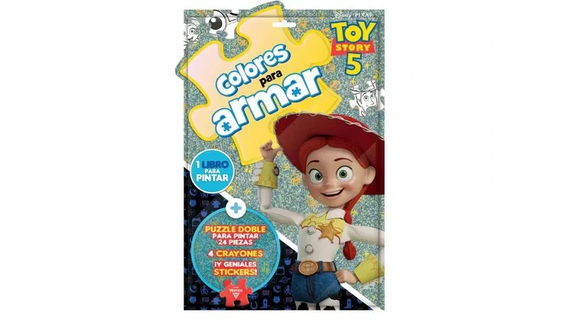 COLORES P/ARMAR+ LIBRO P/PINTAR N*1 TOY STORY