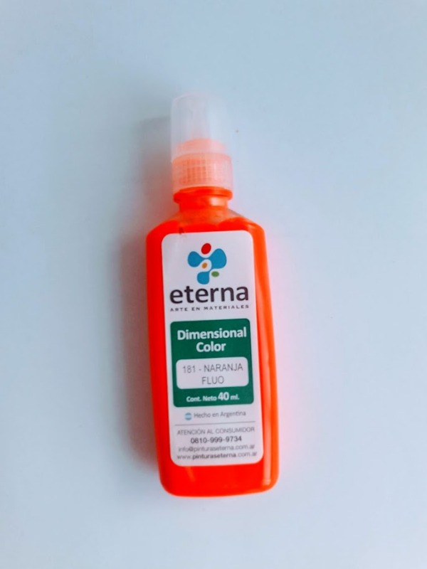 PINT.DIMENSIONAL FLUO NARANJA ETERNA