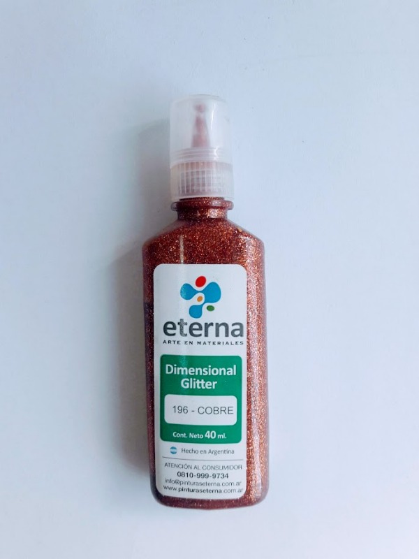 PINT.DIMENSIONAL GLITTER COBRE ETERNA