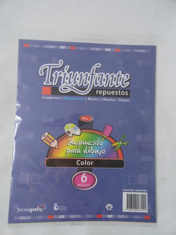 REP.DIBUJO N*3 COLOR TRIUNFANTE