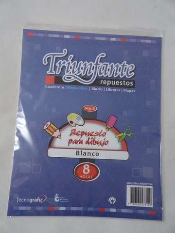 REP.DIBUJO N*3 BLANCO TRIUNFANTE
