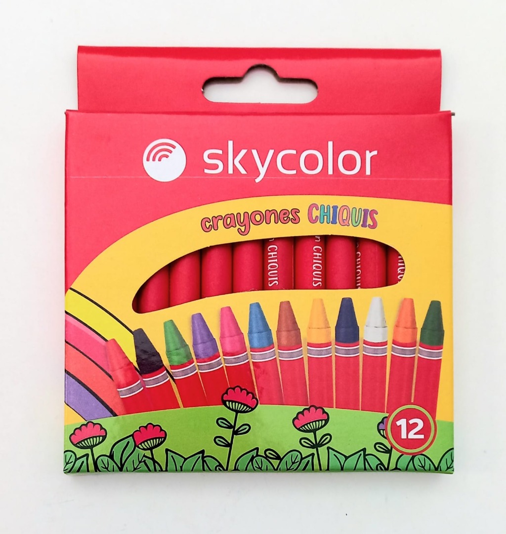 CRAYONES FINOS x12u. SKYCOLOR