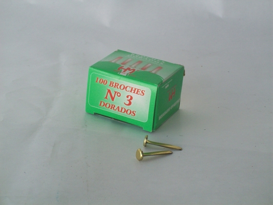 BROCHES DORADOS 19mm.N*3x100u.
