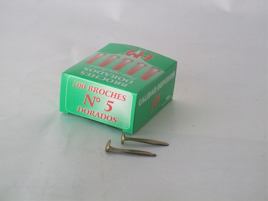 BROCHES DORADOS 26mm.N*5x100u.
