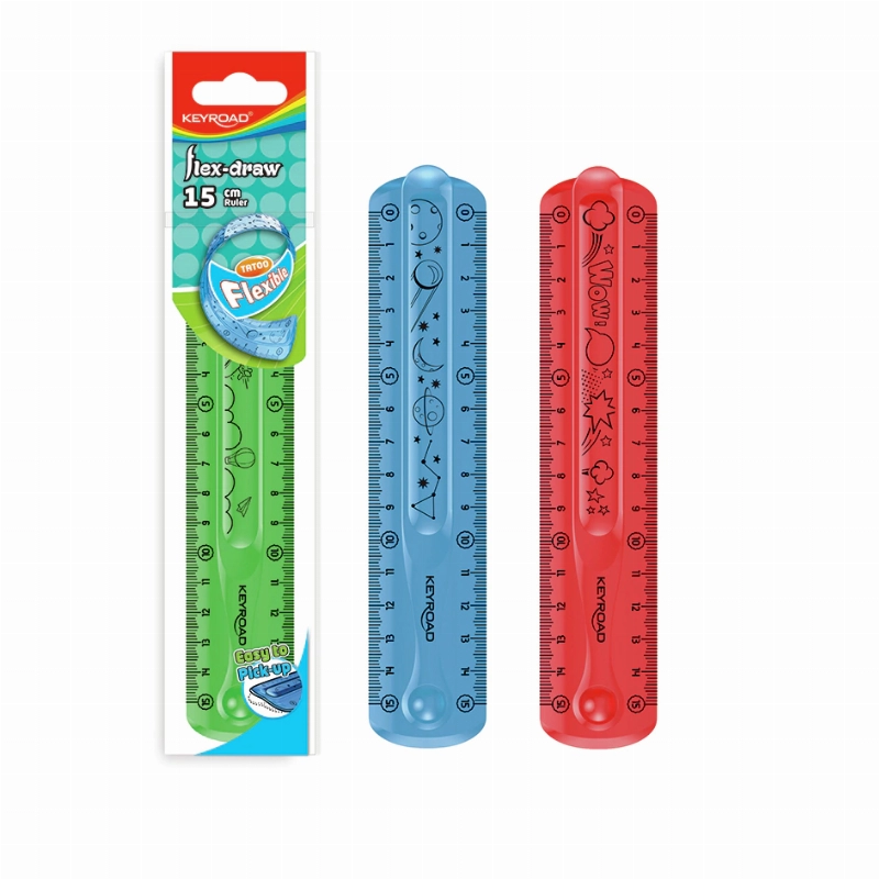 REGLA 15cm. FLEXIBLE KEYROAD