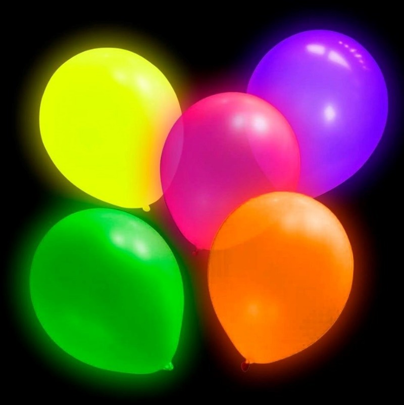 GLOBOS LISOS FLUO 10* x50u.SURTIDOS