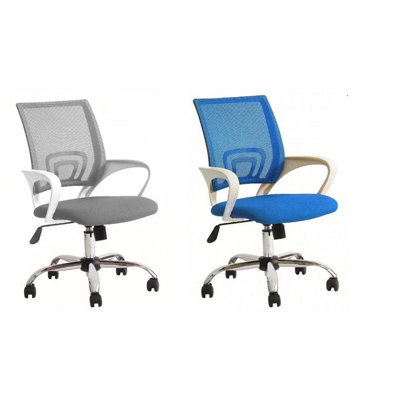 SILLA MESH P/OFICINA C/RUEDAS COLOR 