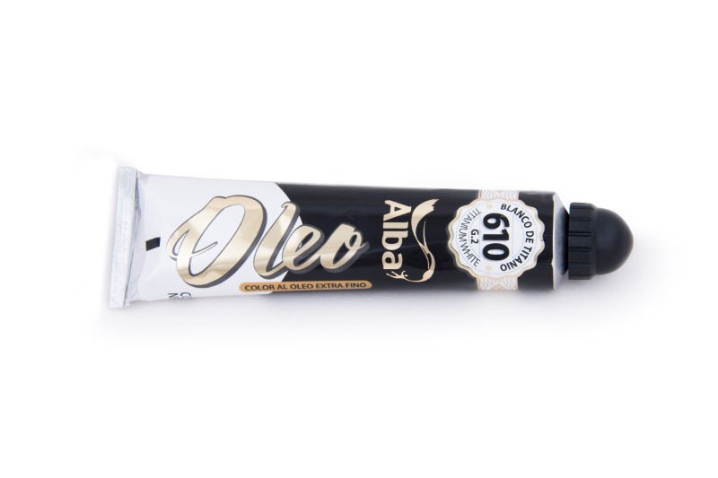 OLEO 125cc.BLANCO TITANIO ALBA