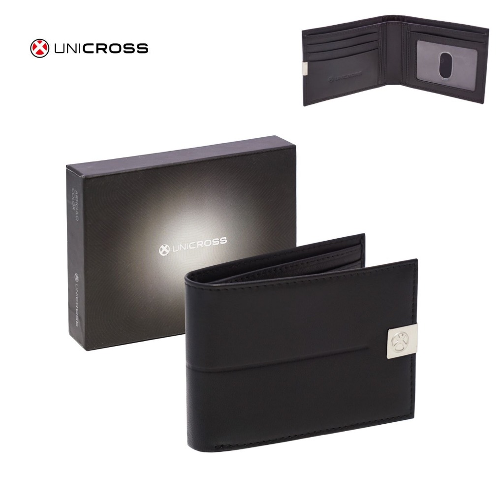 BILLETERA C/DIVISIONES CUERO UNICROSS