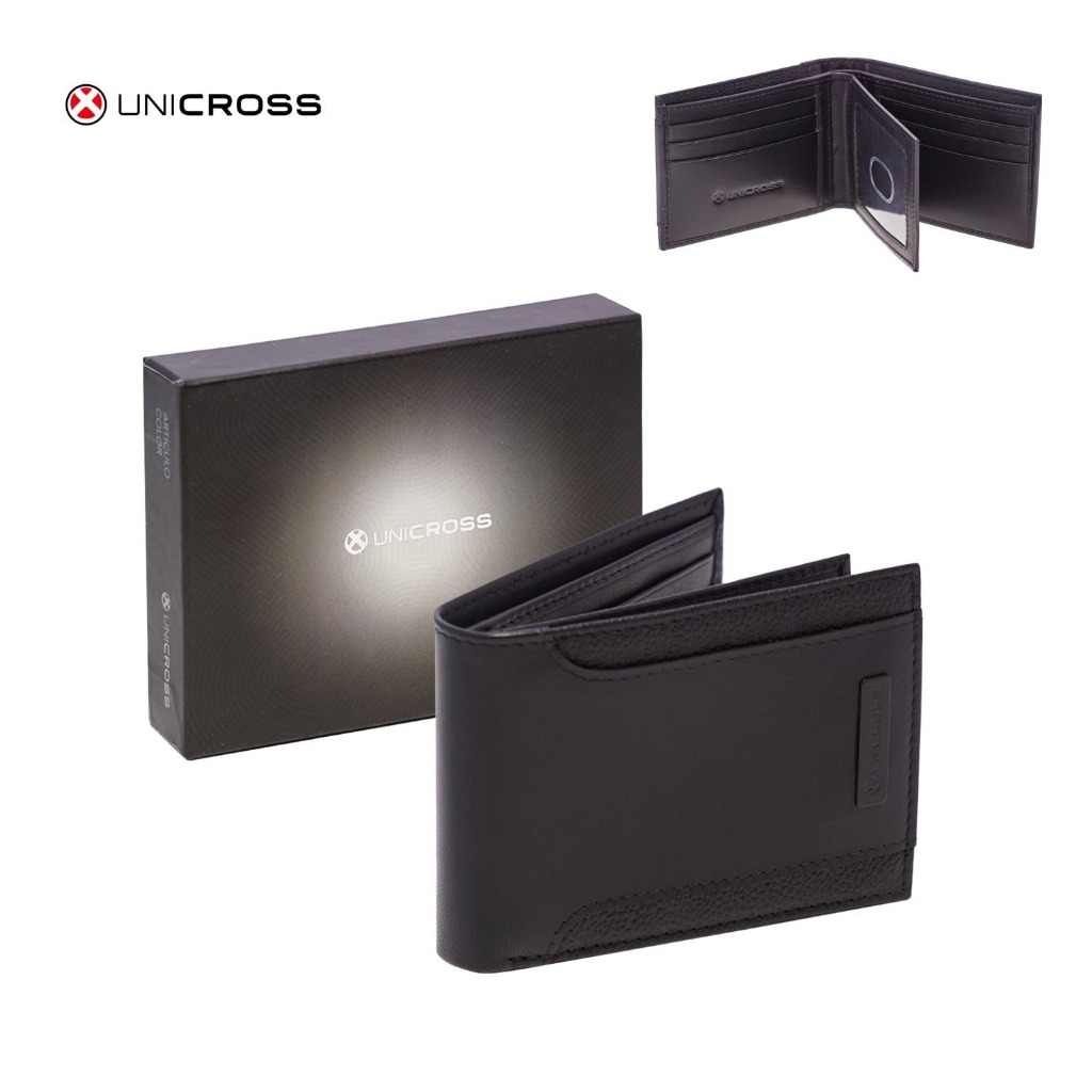 BILLETERA C/DIVISIONES CUERO UNICROSS