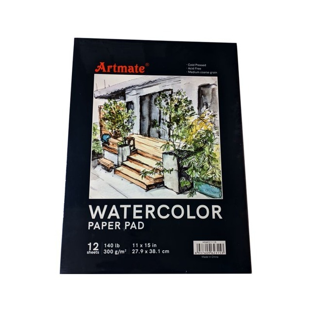 BLOCK 27x38 P/ACUARELA 12hjs. ARTMATE