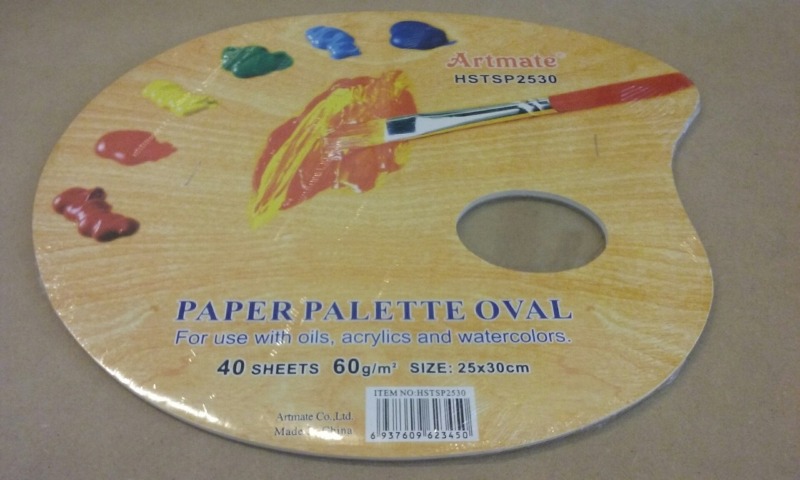 PALETA DESCARTABLE 25x30cm. 40hjs.