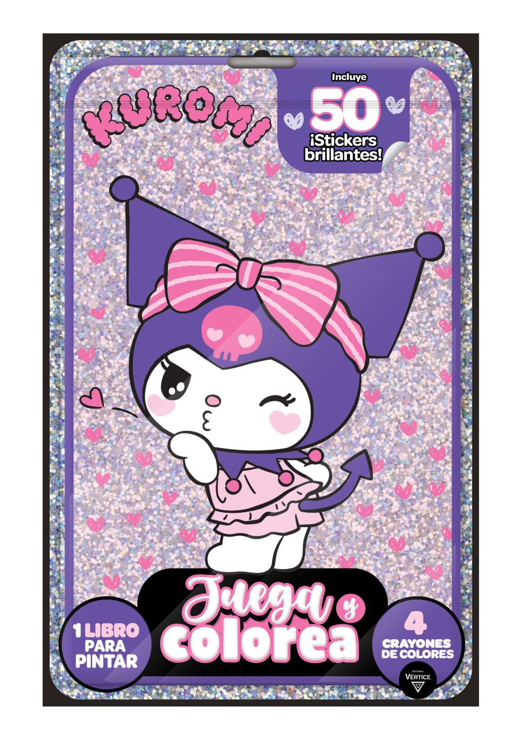 JUEGA Y COLOREA + LIBRO PINTAR N*4 KUROMI