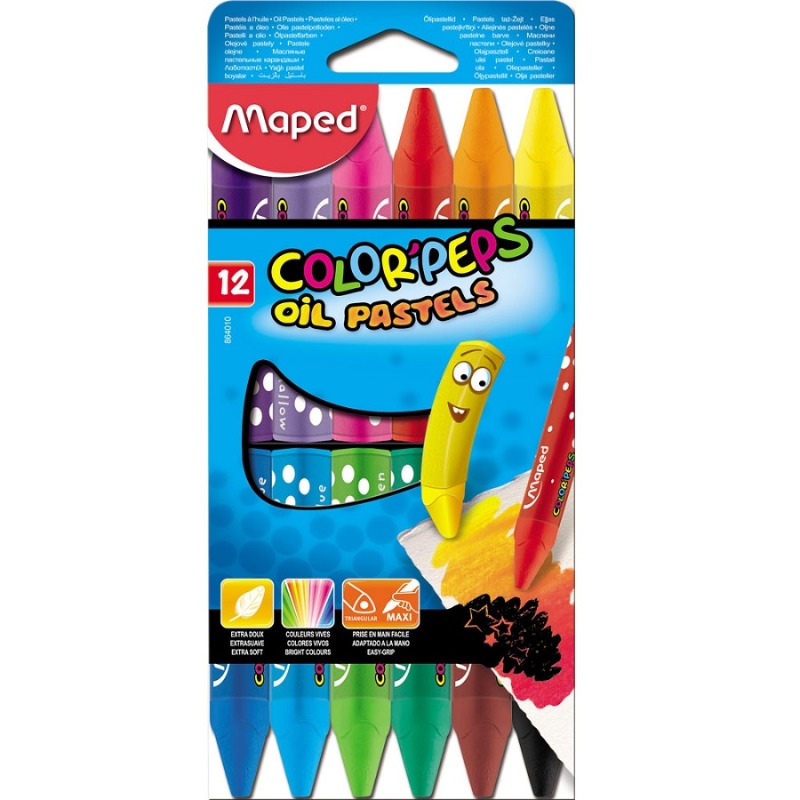 OLEO PASTEL x12u.COLOR PEPS MAPED