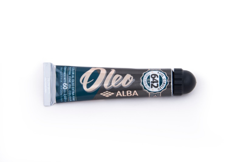 OLEO 60cc.AZUL CERULEO ALBA