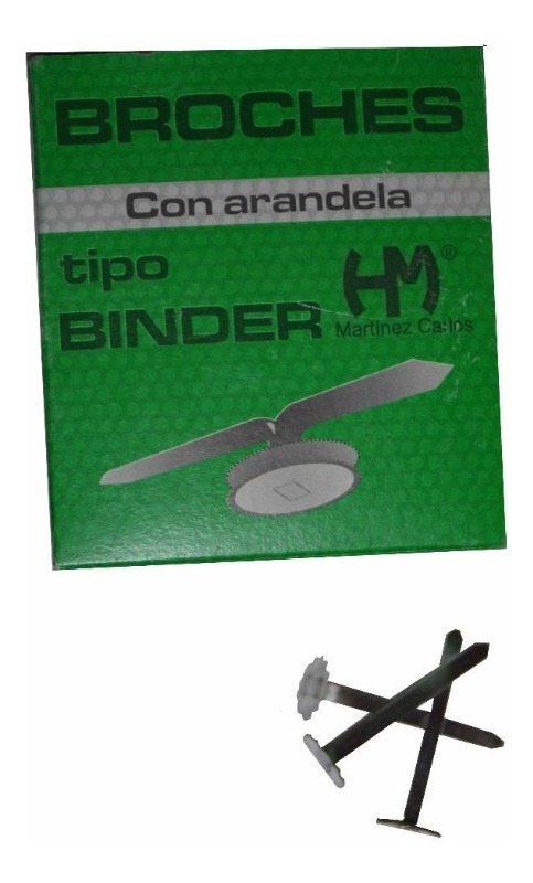 BROCHES BINDER N*645-31mm.x100u.