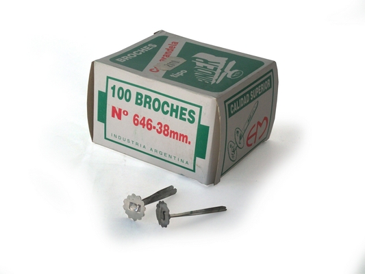 BROCHES BINDER N*646-38mm.x100u.