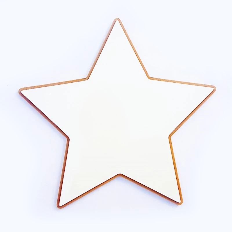 PIZARRA ESTRELLA 38x38cm. P/MARCADOR