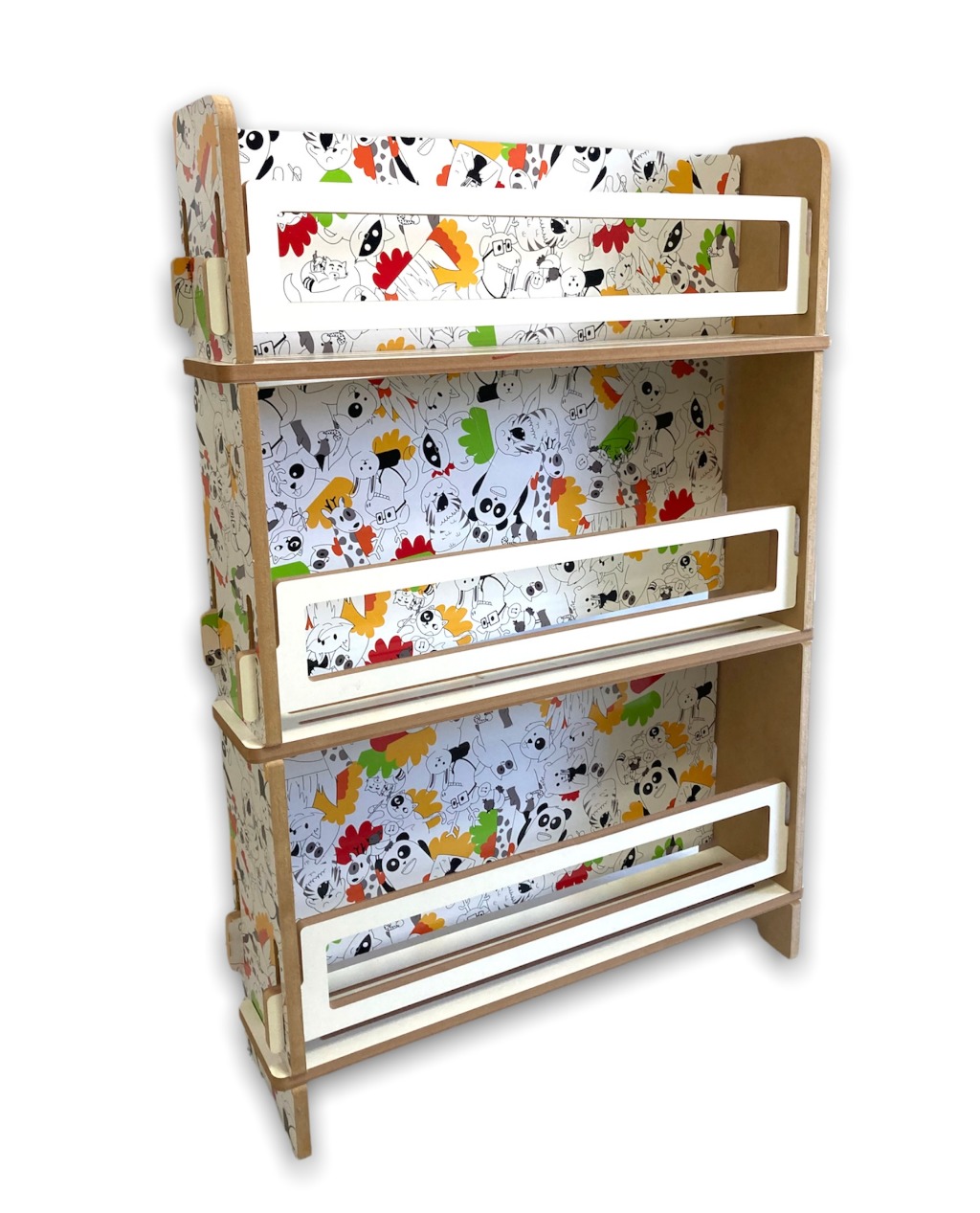 BIBLIOTECA MELAMINA ESTAMPADA INFANTIL