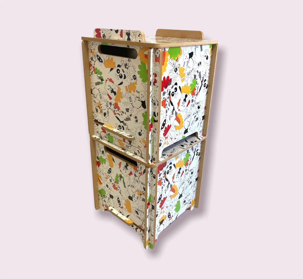 CAJON APILABLE ESTAMPADO INFANTIL