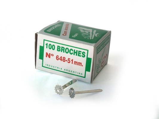 BROCHES BINDER N*648-51mm.x100u.