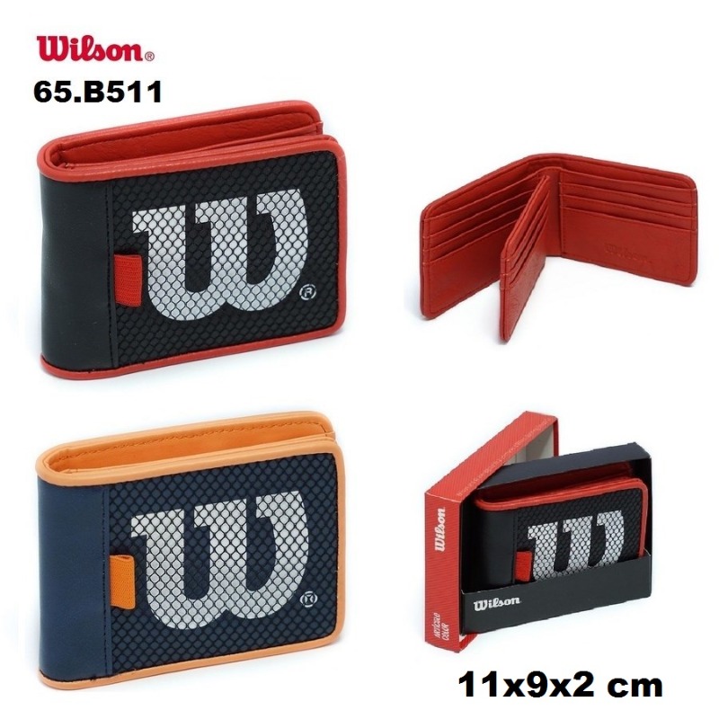 BILLETERA C/DIVISIONES NAVY WILSON