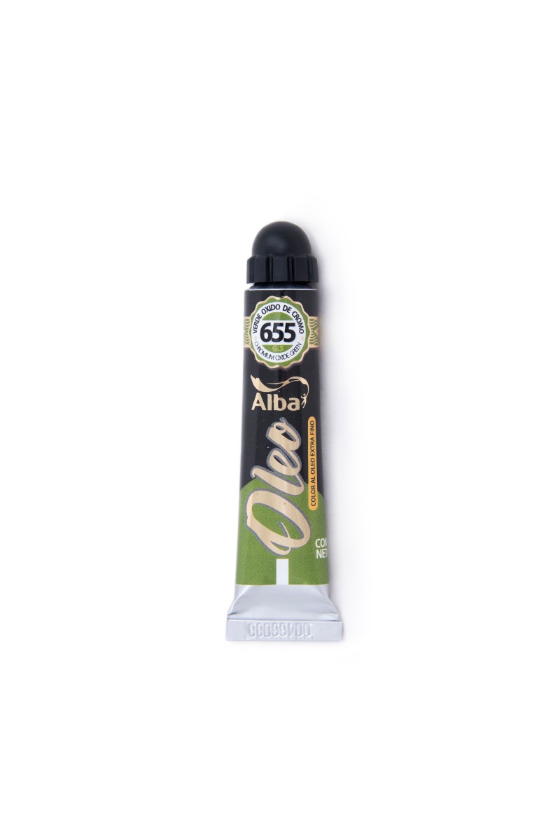 OLEO 18cc.VERDE OX.CROMO ALBA