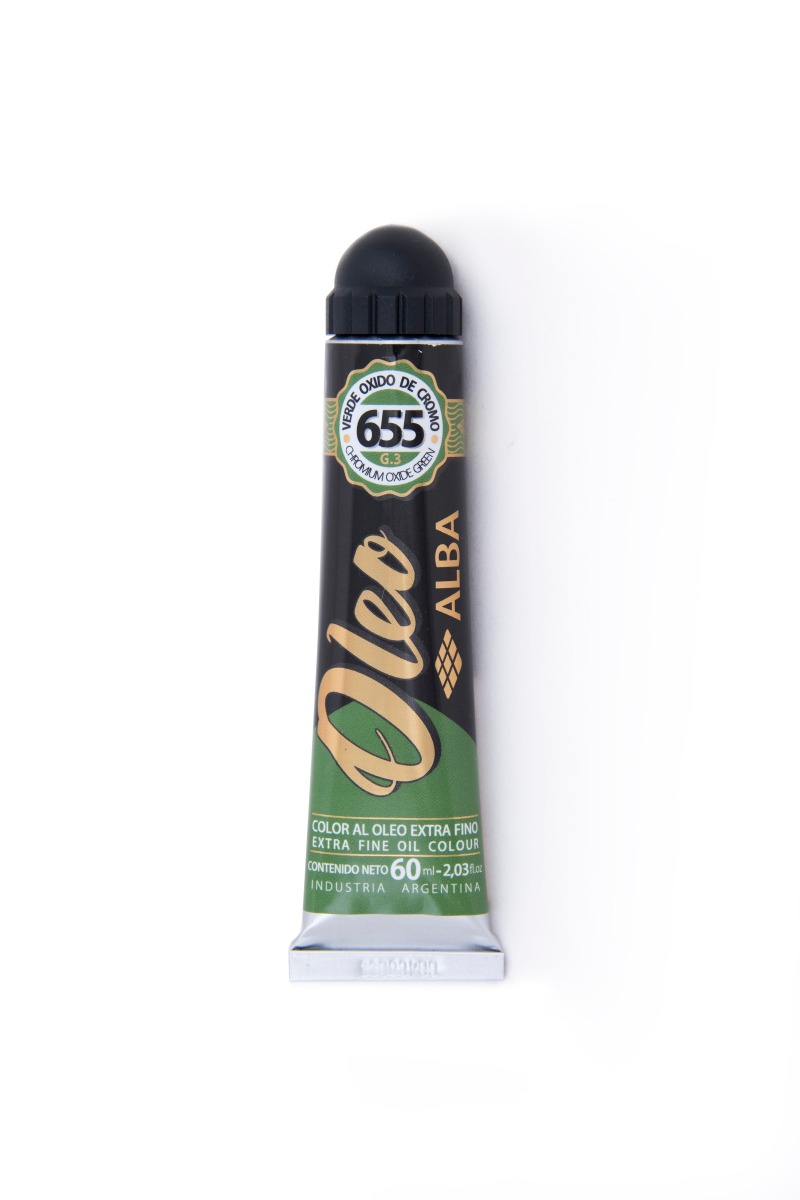 OLEO 60cc.VERDE OX.CROMO ALBA