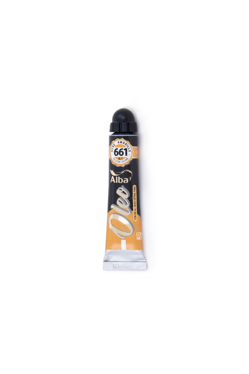OLEO 18cc.OCRE AMARILLO ALBA