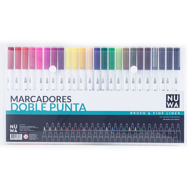 MARC.x24u. DOBLE PUNTA PINCEL y MICRO