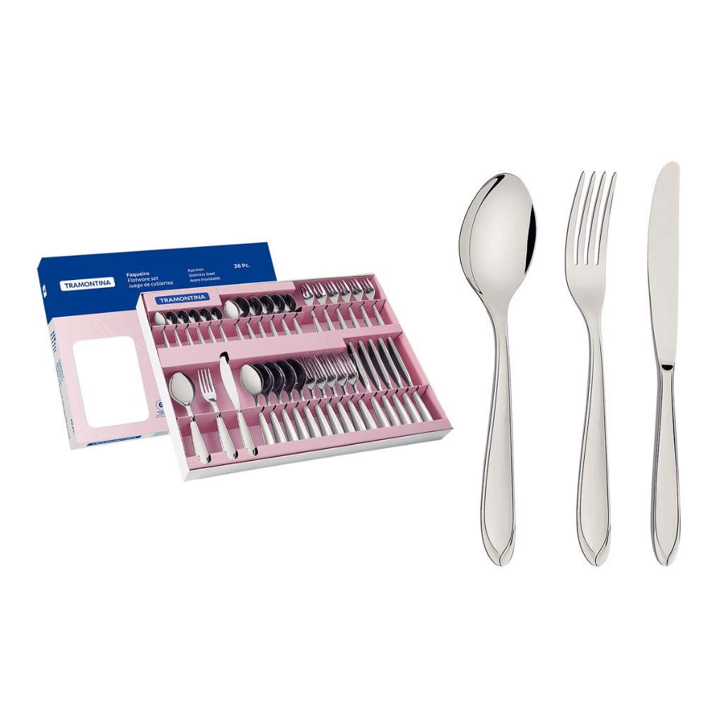 SET JUEGO CUBIERTOS LAGUNA 91 PIEZAS TRAMONTINA