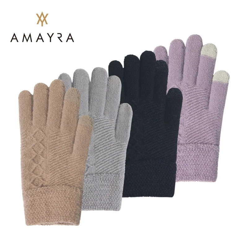 GUANTES TEJIDO ROMBO AMAYRA