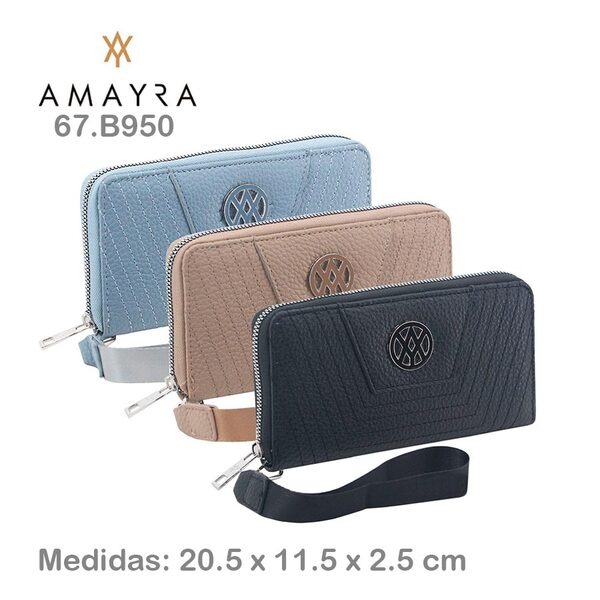 BILLETERA P/MUJER 1 CIERRE AMAYRA